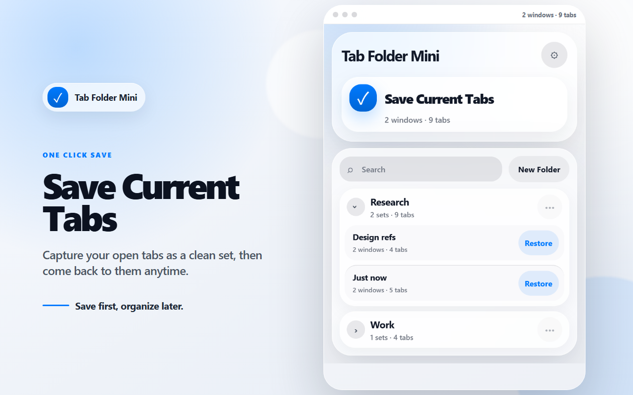 Tab Folder Mini screenshot